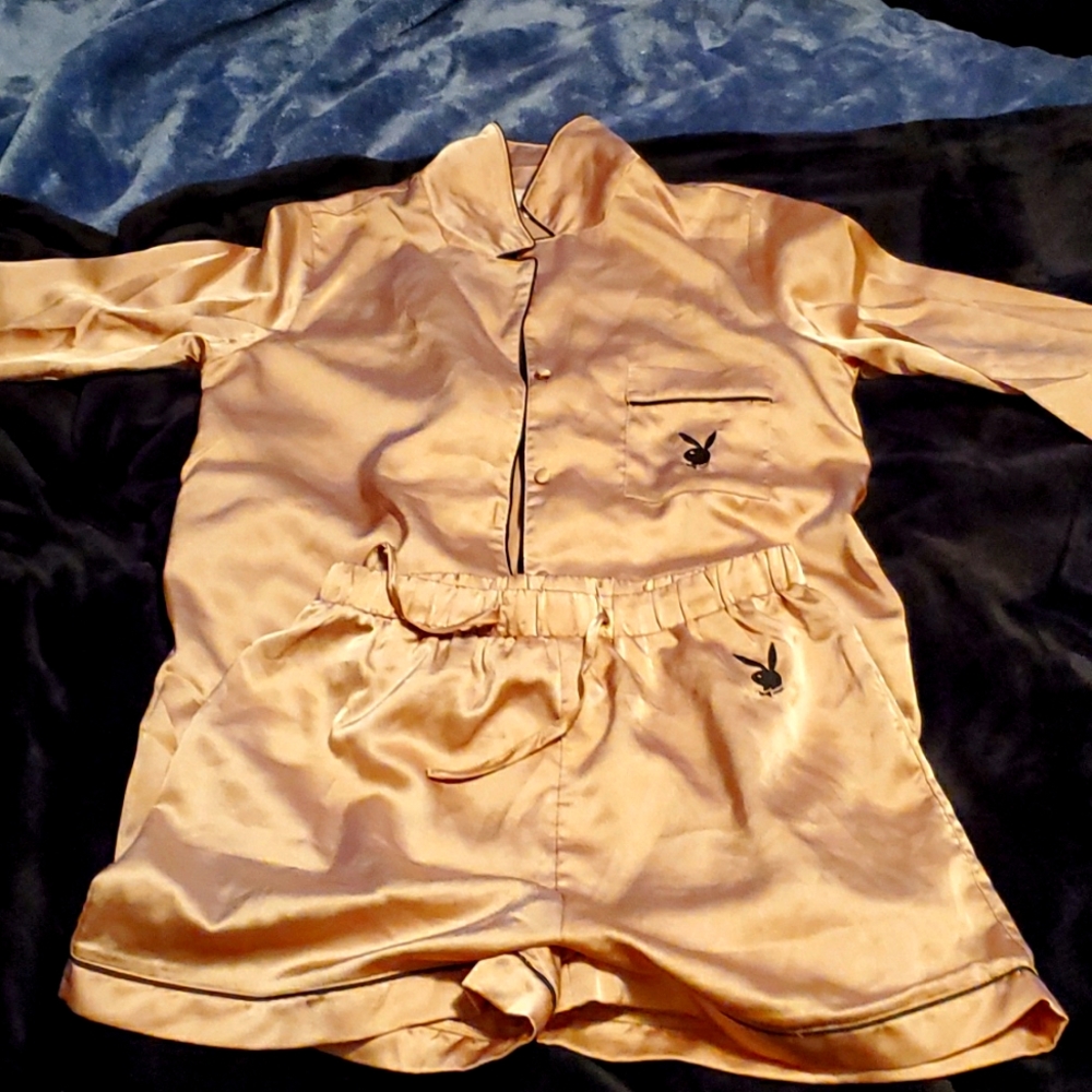 Playboy Silk Pajamas